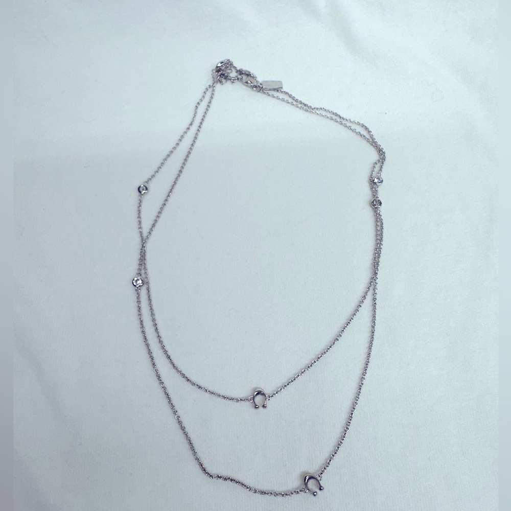 Coach Rainbow Swarovski Crystals stone statement necklace . No tag new - Picture 3 of 4